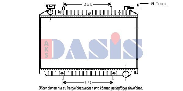 AKS DASIS Radiators, Motora dzesēšanas sistēma 072330N